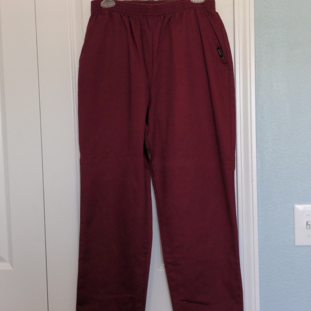 Burgundy Chic Pants